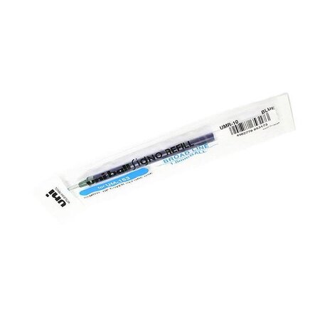 Recharge pour roller um153 encre gel signo broad umr10 pointe large 1mm bleu x 12 uni-ball
