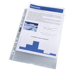Bloc 50 Pochettes Perforées Pp Lisse Quick Doc - A4 - X 20 - Exacompta