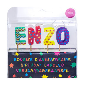 Bougies d'anniversaire enzo