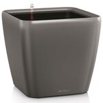 LECHUZA Jardinière Quadro 35 LS ALL-IN-ONE Charbon 16163