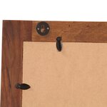 vidaXL Miroir cosmétique avec 2 tiroirs Bois solide de Sesham
