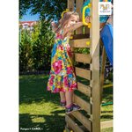 Plateforme de jeux en bois carol tour + toboggan