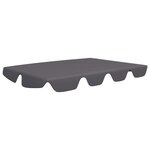 vidaXL Toit rechange balançoire Anthracite 150/130x70/105 cm