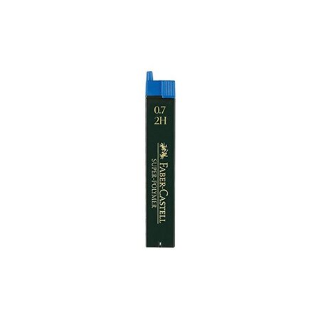 Boîte de 12 Mines Super Polymère 9065 S 0,7 mm 2H FABER-CASTELL