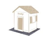 Smoby set de 6 dalles 45 x 45 cm - plancher maison
