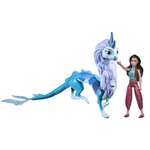 Disney - raya et le dernier dragon - raya et sisu multicolores - jouet aquatique pour enfants - a partir de 3 ans