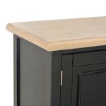 vidaXL Meuble TV Noir 120 x 30 x 40 cm Bois