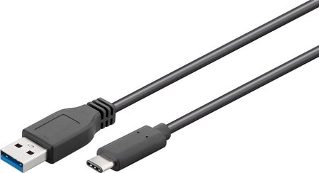 Cable Goobay USB Type C vers USB 3.0 2m (Noir)