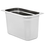 vidaXL Récipients Gastronorm 4 Pièces GN 1/3 200 mm Acier inoxydable