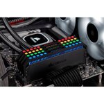CORSAIR Mémoire PC DOMINATOR PLATINUM RGB 16GB (2 x 8GB) DDR4 DRAM 3200MHz C16 Memory Kit (CMT16GX4M2C3200C16)
