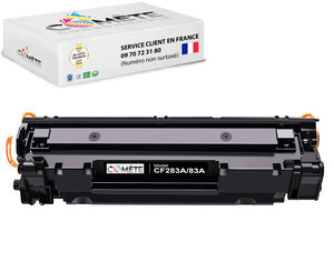 1 toner compatible avec hp 83a cf283a noir
