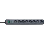 Brennenstuhl Multiprise ECO-LINE Anthracite - 8 prises - avec parafoudre et 1,4m de câble (13.500A)