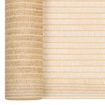 vidaXL Filet brise-vue Beige 2x50 m PEHD 195 g/m²