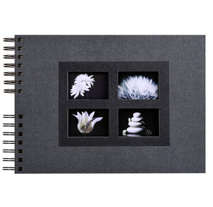 Album Photo à spirales PASSION 32x22cm noir EXACOMPTA
