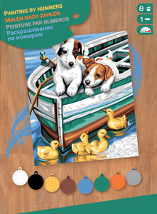 Tableau peinture au numéro Pour enfant Les petits curieux