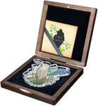 Monnaie en argent 50 vatu g 500 (1/2 kg) millésime 2023 shaped animals hummingbird