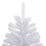 vidaXL Sapin de Noël artificiel à charnières avec neige floquée 300 cm