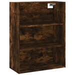 vidaXL Buffet chêne fumé 69 5x32 5x180 cm bois d'ingénierie