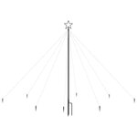 vidaXL Lumières d'arbre de Noël Intérieur/Extérieur 400 LED 2 5 m