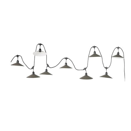 Guirlande vintage vinty gris acier 6m 10xe27