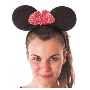 serre tete oreilles de souris avec noeud