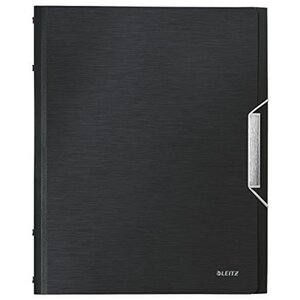 Trieur style 12 touches en polypropylène effet brossé noir leitz
