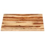 vidaXL Dessus de table Bois solide 25-27 mm 70x70 cm