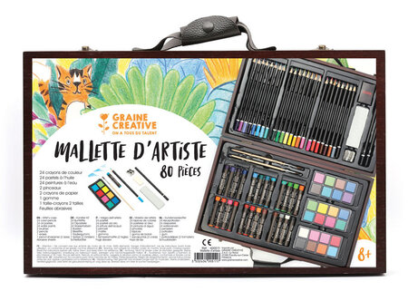 Boite Crayons 80 Pièces