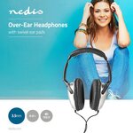 Casque Arceau | Câble de 6,00 m | Argent/Noir