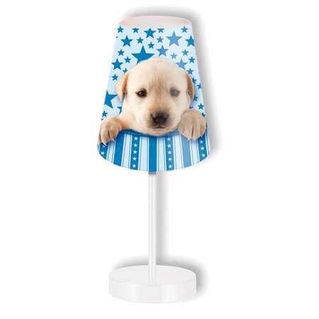 Petite lampe de chevet chiot