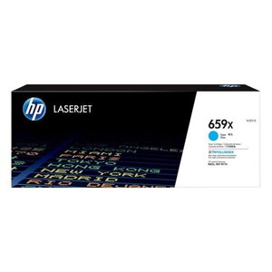 Hp 659x cartouche de toner cyan laserjet grande capacité authentique