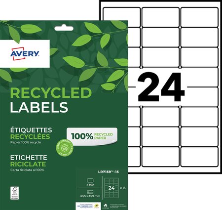 Etiquettes pour timbres - laser - l7159