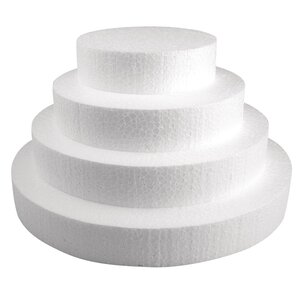 Pièce montée polystyrène Ø 30 à 15 cm Haut 16 cm 4 p