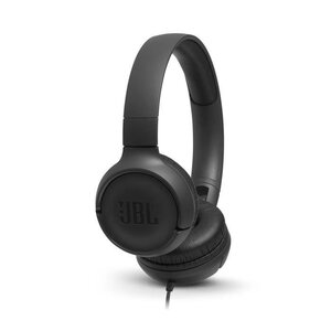 JBL T500BLK Casque Filaire - Câble plat anti-noeuds