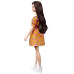Barbie fashionistas robe orange
