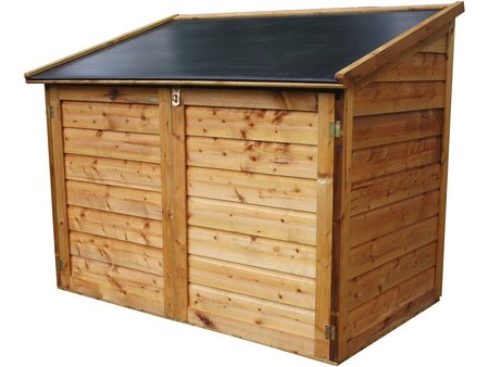 Coffre jardin en bois "Trocadero" - 1200L - 154 x 96 x 125 cm
