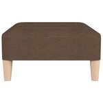 vidaXL Repose-pied Marron 78x56x32 cm Tissu