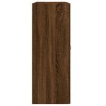 vidaXL Armoires murales 2 Pièces chêne marron bois d'ingénierie