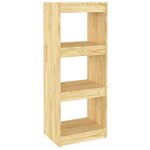 vidaXL Bibliothèque/Séparateur de pièce 40x30x103 5 cm Pin massif