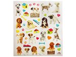 Autocollants - Chiots et leurs accessoires - Paillettes