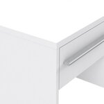PEHMEA Chevet contemporain blanc - L 38,5 cm