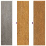 vidaXL Jardinières avec pieds 2 Pièces Rouillé 49x47x50 cm Acier corten