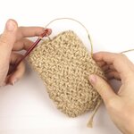 Kit DIY eco-friendly économiseur de savon en jute