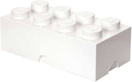 LEGO Storage Brick Boîte de Rangement blanc x8