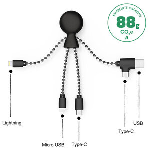 Cable multi-connecteurs mr bio noir