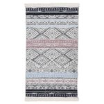 vidaXL Tapis Rose et aqua 120x180 cm Coton