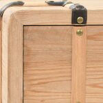 vidaXL Meuble TV Bois de sapin massif 120 x 33 x 35 cm