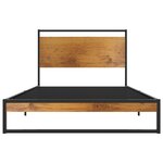 vidaXL Cadre de lit Métal 90x200 cm