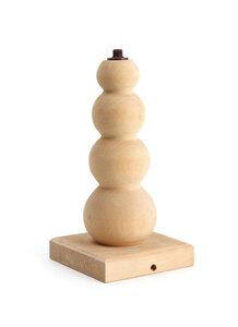 Pied de lampe 4 boules H20 cm