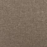 vidaXL Sommier à ressorts de lit Taupe 80x200 cm Tissu